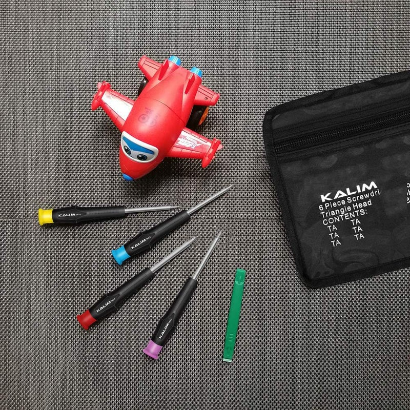 KALIM Triangle Head Screwdriver Set, 6 PCS Repair Insulation Set, Triangle Driver Set for Thomas McDonald's Toy, Suitable for Electronic Equipment Disassembly, Toy Repair, etc.(TA1.4-TA3.0) - Image 5